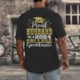 Proud Husband Of 2024 College Graduate Family 24 Graduation Men's Back Print T-Shirt