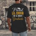 Proud Lil Cousin Of A Class 2024 Graduate Senior Graduation Men's Back Print T-Shirt