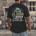 Proud Little Cousin Of PreK School Graduate 2024 Graduation Men's Back Print T-Shirt