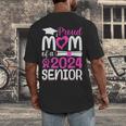 Proud Mom Of A 2024 Senior Graduation Men's Back Print T-Shirt Proud Mom Of A 2024 Senior Graduation Men's Back Print T-Shirt