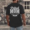 Proud Mom Of 2025 Graduate Senior Mom 25 Graduation Men's Back Print T-Shirt