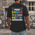 Proud MOM Of a 2025 PRE-K Graduate -Graduation Men's Back Print T-Shirt
