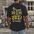 Proud Mom Of a Class Of 2021 Graduate Graduation Senior 2021 Men's Back Print T-Shirt