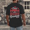 Proud Mom Of a Class Of 2025 Graduate Senior Graduation Men's Back Print T-Shirt