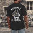 Proud Mom Of A Graduate Graduation Mama Mother Men's Back Print T-Shirt