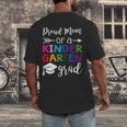 Proud Mom Of A Kindergarten Grad Shirt Graduation Men's Back Print T-Shirt