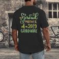 Proud Mother Of a 2019 Graduate Graduation T-Shirt Men's Back Print T-Shirt