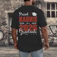 Proud Nannie Of A Class Of 2026 Graduate Senior Graduation Men's Back Print T-Shirt