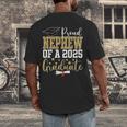 Proud Nephew Of A 2025 Graduate Nephew Graduation 2025 Men's Back Print T-Shirt