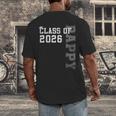 Proud Pappy Of A 2026 Graduate Grad Senior Graduation Men's Back Print T-Shirt
