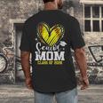 Proud Senior Mom Class Of 2026 Softball Graduation Heart Men's Back Print T-Shirt