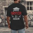 Proud Sister Of a 2019 Senior Graduation Family Men's Back Print T-Shirt