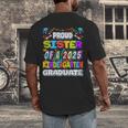Proud SISTER Of a 2025 Kindergarten Graduate Graduation Men's Back Print T-Shirt