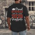 Proud Stepdad Of a Class Of 2026 Graduate For Graduation Men's Back Print T-Shirt