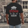 Proud Stepmom Of a 2019 Senior Graduation Family Men's Back Print T-Shirt