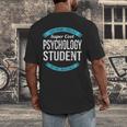 Psychology Student Tshirt Graduation Men's Back Print T-Shirt