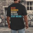 Read Banned Books Be Kind Stay Weird Men's Back Print T-Shirt Read Banned Books Be Kind Stay Weird Men's Back Print T-Shirt