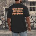 Read Books Lift Weights Fight Fascists Retro Reading Men's Back Print T-Shirt