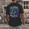 Reading Is Magical Dragon Tee Perfect For Book Lovers Kids Men's Back Print T-Shirt