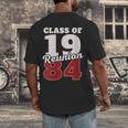 Reunion 1984 Class Of 1984 Reunion 84 Graduation 1984 Men's Back Print T-Shirt