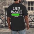 Sales Manager Loading Graduation Graduate New Job Men's Back Print T-Shirt