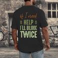 Sarcastic Independent Shopper Introvert Shopping Humor Men's Back Print T-Shirt Sarcastic Independent Shopper Introvert Shopping Humor Men's Back Print T-Shirt