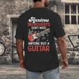 Sarcastic Introvert Need Guitar Sad Song Introvert Guitarist Men's Back Print T-Shirt Sarcastic Introvert Need Guitar Sad Song Introvert Guitarist Men's Back Print T-Shirt