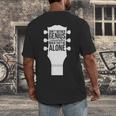 Sarcastic Jokes Genius Songwriters Are Introvert Guitarist Men's Back Print T-Shirt