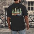Seasons Readings All Booked For Christmas Book Reading Lover Men's Back Print T-Shirt