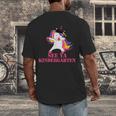 See Ya Kindergarten DABBING Unicorn Graduation Meme Men's Back Print T-Shirt
