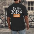 Senior 2018 Shirt I'm Like 2018 Done Class Graduation Men's Back Print T-Shirt