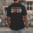 Senior 2019 Basketball Shirt Graduation Class Of 2019 Stars Men's Back Print T-Shirt