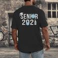 Senior 2021 Grad Shirt 2021 Graduation Men's Back Print T-Shirt