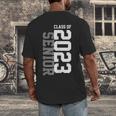 Senior 2023 Senior 23 Senior Class Of 2023 Graduation Done Men's Back Print T-Shirt