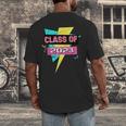 Senior 2023 Graduation Class Of 2023 Retro 90's Graduation Men's Back Print T-Shirt