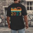 Senior 2023 Retro Class Of 2023 Seniors Graduation 23 Men's Back Print T-Shirt