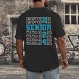 Senior 2024 Graduation Class Of 2024 Senior Boys Girls Men's Back Print T-Shirt
