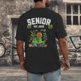 Senior 2025 Graduation Caterpillar For Kids Cute Coquette Men's Back Print T-Shirt