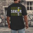 Senior 2025 Softball Class Of 2025 Graduation Men's Back Print T-Shirt