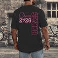 Senior 2026 Class Of 2026 Coquette Bow Graduation 2026 Men's Back Print T-Shirt