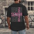 Senior 2026 Class Of 2026 Seniors Graduation 2026 Girl Women Men's Back Print T-Shirt