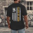 Senior 26 Class Of 2026 American Flag Graduation 2026 Men's Back Print T-Shirt