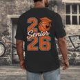 Senior Basketball Class Of 2026 Crew Basketball Graduation Men's Back Print T-Shirt