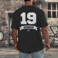 Senior Class Of 2019 Graduation School College Men's Back Print T-Shirt