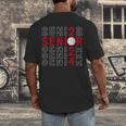 Senior Class Of 2024 Graduation 2024 Maroon Basketball Men's Back Print T-Shirt