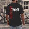 Senior Class Of 2026 Graduation Grad 26 Men's Back Print T-Shirt