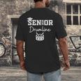 Senior Drumline Class Of 2026 Marching Band Graduation Men's Back Print T-Shirt