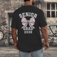 Senior Grad 2026 Class Of 2026 Senior Graduation 2026 Men's Back Print T-Shirt