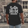 Senior Mom Class Of 2026 Senior Mama 2026 Graduation Leopard Men's Back Print T-Shirt