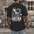 Senior Mom Class Of 2026 Soccer Graduation Heart Men's Back Print T-Shirt